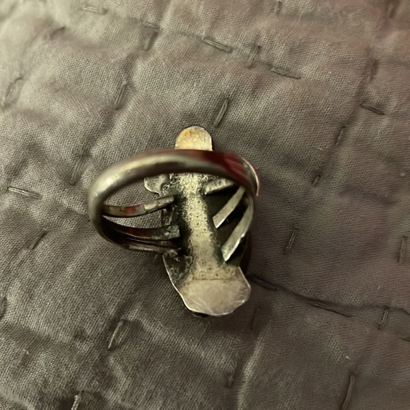 ✨SALE✨Old pawn handmade .925 sterling silver Native American turquoise ring - Picture 3 of 5